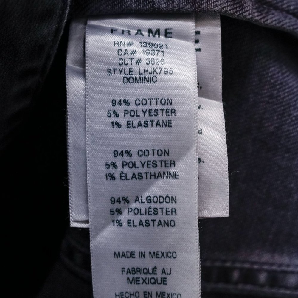 Frame Grey Denim Jacket - Picture 10 of 14